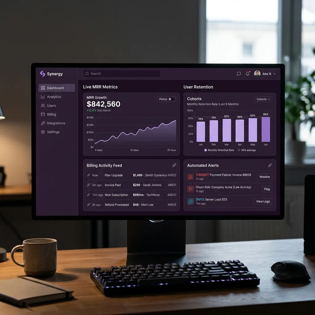 Apex SaaS Business Dashboard